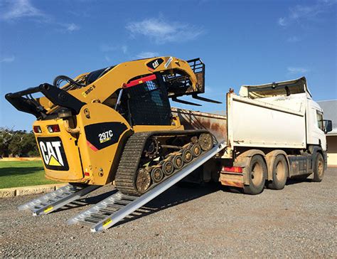 skid steer ramps|heavy duty loading ramps.